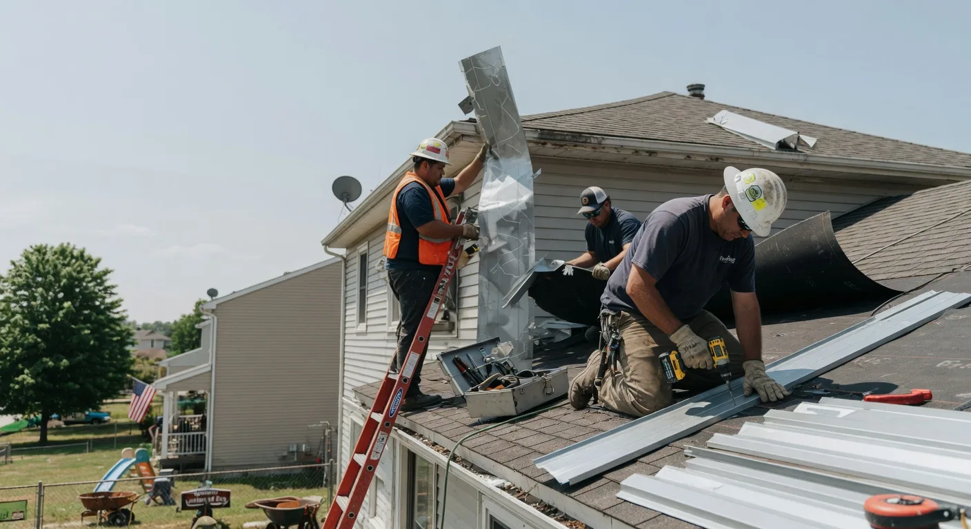 Storm Damage Metal Roof Repair in Pocahontas, TN